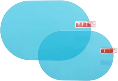 Regenbestendige Anti-Fog Sticker / Raamfolie – Waterdichte Auto & Motor Film voor Voorruit, Achterruit en Spiegels - Spiegelfolie Accessoire