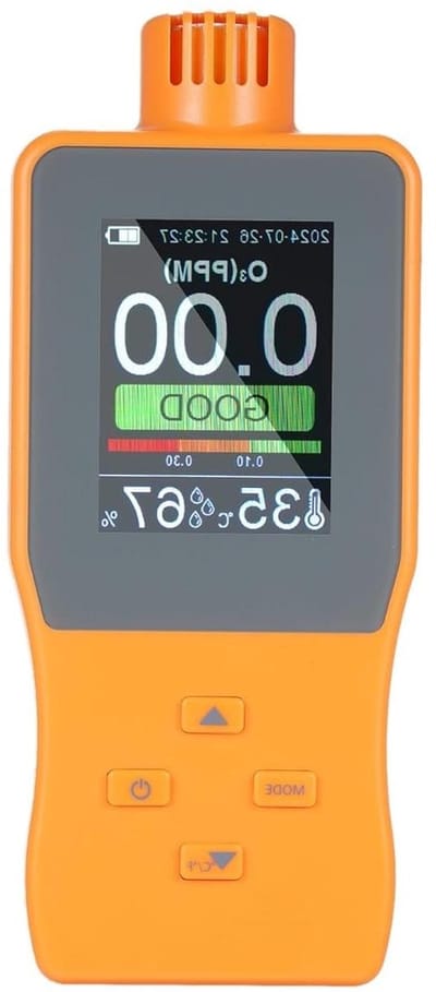Luchtkwaliteitsmeter - Ozondetector Analyzer - Luchtkwaliteit Bewaken - Realtime Monitoring - 28-inch Kleurenscherm - One Color