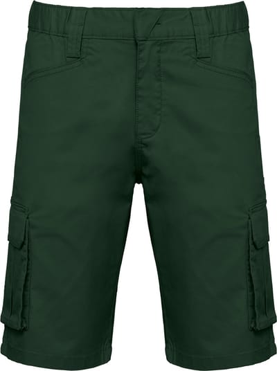 WK. Designed To Work Eco-friendly heren bermuda met meerdere zakken WK713 - Forest Green - L