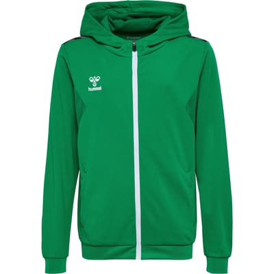 Kinder trainingsjack van polyester met capuchon en ritssluiting Hummel Authentic