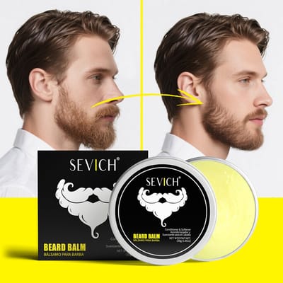 SEVICH Baardbalsem | Baard Wax Mannen | BIO Baardverzorging | Beard Balm | Hydraterend | Anti Jeuk | Baard Styling | Baardgroei | Dikkere Vollere Baard | Snor Styling | Jojoba Olie | Vitamine E | Shea Butter | Baard Serum Alternatief | Baard Wax