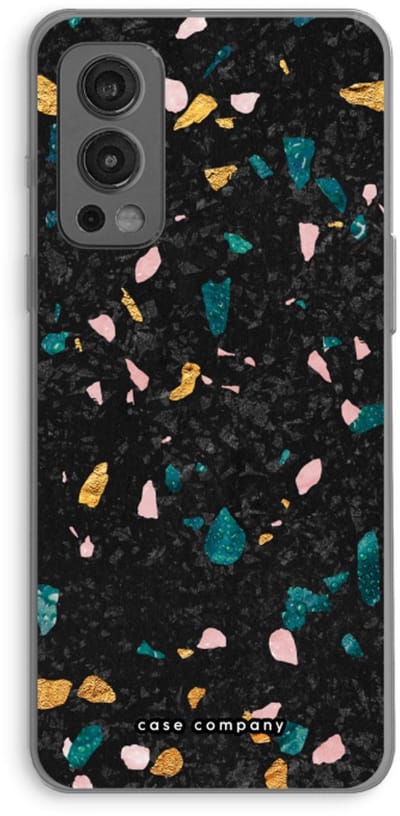 Case Company® - Hoesje geschikt voor OnePlus Nord 2 5G hoesje - Terrazzo N°10 - Soft Cover Telefoonhoesje - Bescherming aan alle Kanten en Schermrand