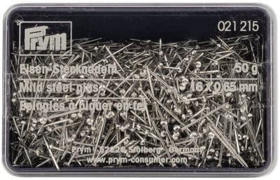 PRYM Spelden ijzer 0,65x16mm zilver kleur 50g 021215 - Prym