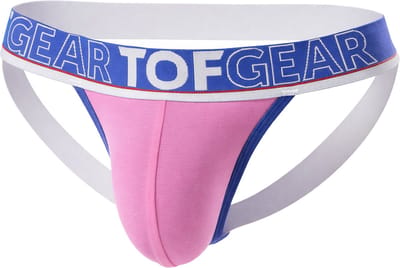 TOF Paris Champion Jockstrap Pink - MAAT XL - Heren Ondergoed - Jockstrap voor Man - Mannen Jock