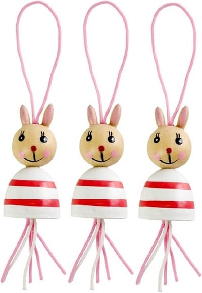 50x Grote gelukskonijntjes (3cm) | Gelukspoppetjes