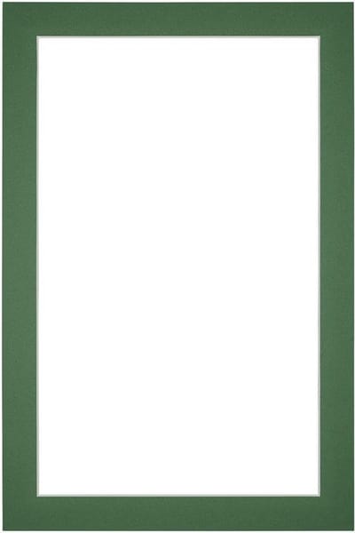 Passe-Partout Fotomaat 35x55 cm - Lijstmaat 40x60 cm - Groen Bos - Museumkarton - Fotolijst niet inbegrepen