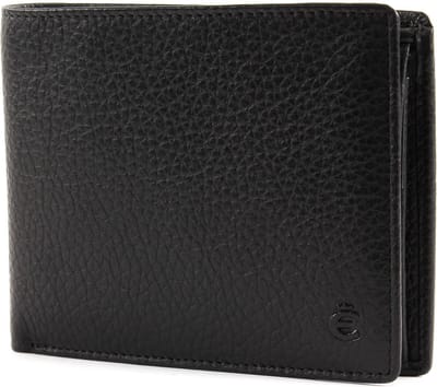 Esquire Leren Portemonnee Texas RFID Wallet Horizontal Black Zwart