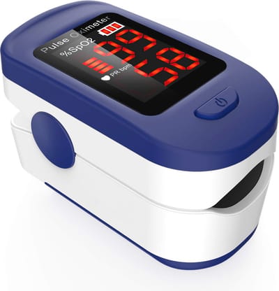 Professionele Pulsoximeter met Hartslagmeter - Digitale Vingeroximeter voor Nauwkeurige Zuurstofmetingen