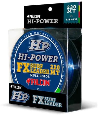Falcon Hi Power Fx Surfcasting Monofilament 220 M Transparant 0.140-0.400 mm