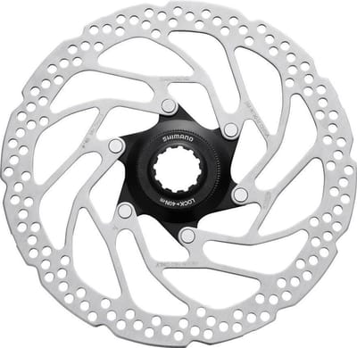 Shimano Remschijf Deore Rt30m 180 Mm 6 Gaats Staal Zilver