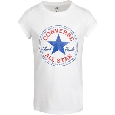 T-shirt voor babymeisjes Converse CNVG Timeless Chuck Patch