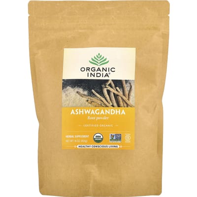 Poudre de racine d'ashwagandha, 454G (16 oz)