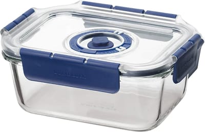 Vacuüm Vershoudbakje 1130ml Glas - Vacumeermachine