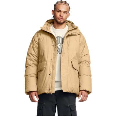 Under Armour Heren Limitless Met Dons Gevuld Pufferjack (Bruin)