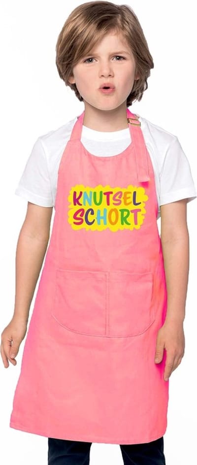 Knutselschort roze jongens en meisjes - Knutselschort kind