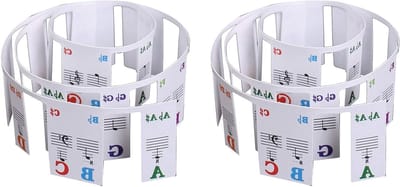 Piano Toetsenbord Stickers - Notenstrips Piano - Muziek Leren - Kleurgecodeerd - 61 Toetsen - Veelkleurig