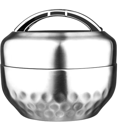Thermische lunchbox - Voedselcontainer - Warme maaltijden meenemen - Dubbellaags ontwerp - 1 liter - Meerkleurig