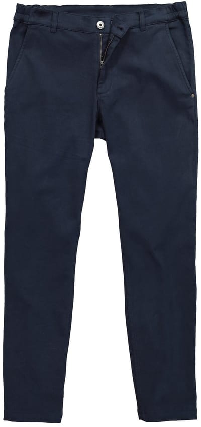 JP 1880 - Heren - Chino Ultra FLEXNAMIC® broek straight fit tot maat 72 - Navy blauw - Maat 58