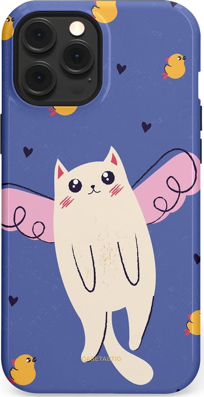 Casetastic Hoesje Geschikt voor Apple iPhone 12 Pro Max Magsafe - Stijlvolle Beschermende Duo-layer Case - Kuikendief