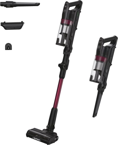 Hoover HF1 Plus Flexi Home - Draadloze Buigzame Steelstofzuiger - 45 min - HEPA-filter - LED-verlichting Zuigmond - Inclusief opzetstukken - Kruimeldief - Mini Turboborstel voor huisdierenharen - HF1P10HX 011