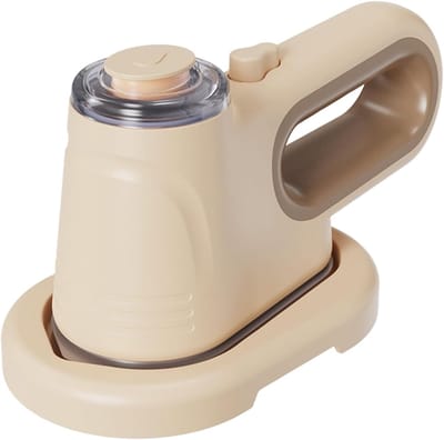 Reisstrijkijzer, 1000 W Boost-systeem Draagbaar handstrijkijzer, geschikt voor thuis, op reis en in de studentenkamer (beige)