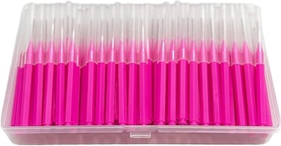 Interdentale Borstels - Tanden Reiniger - Mondhygiëne Verbeteren - Voor Kronen Beugels - 140 Stuks - Roze
