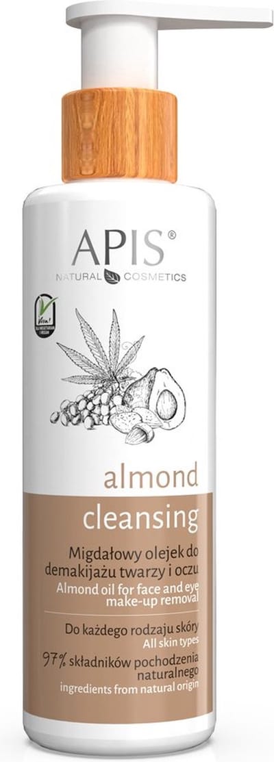 Amandel reinigingsolie voor gezicht en ogen 150ml