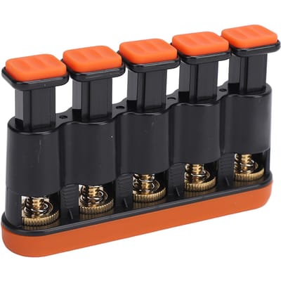 Vingerversterker 3 tot 8,5 lbs Spanning Instelbaar Zachte Knop Dop Antislip Grip Oefenaar voor oranje