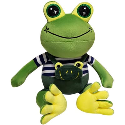 30cm Kawaii Groene Kikker Pluche Speelgoed Gevuld Cartoon Verkleed Dier Pop Schattig Decor Pluche Knuffel Cadeau 40cm