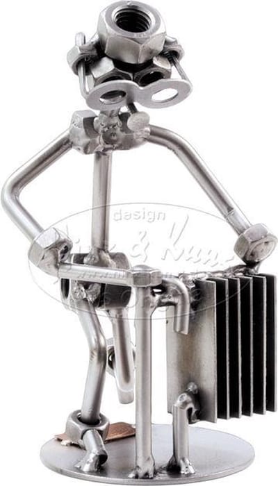 Hinz & Kunst smeedwerkfiguur beroep "Chauffage installateur"