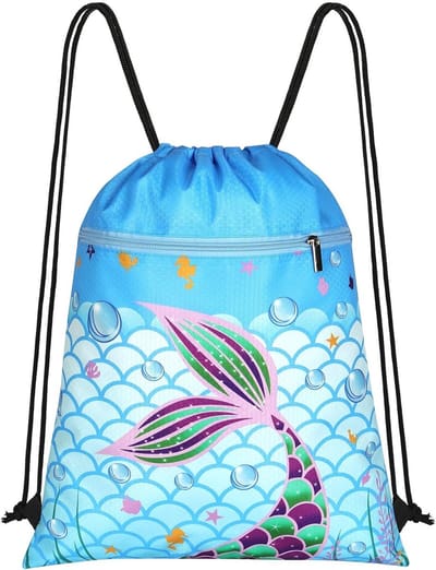 Waterdichte Gymtas voor Kinderen, Met Rits, Ideaal voor School, Strand en Zwembad, Lichtgewicht en Duurzaam