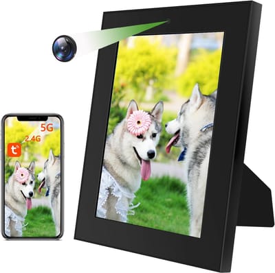 Verborgen Camera - Mini Spycam - Beveiliging Binnenshuis - Bewegingsdetectie Melding - 1080p HD - Zwart