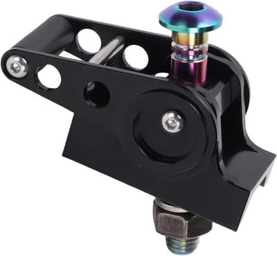 Vouwfiets Scharnierklem - Snelsluiting C-gesp - Fiets Snel Vouwen - Aluminiumlegering Constructie - 1 Seconde Actie - Zwart