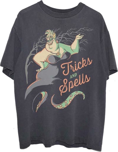 Disney Ariel - The Little Mermaid - Ursula Tricks & Spells Unisex T-shirt - S - Zwart