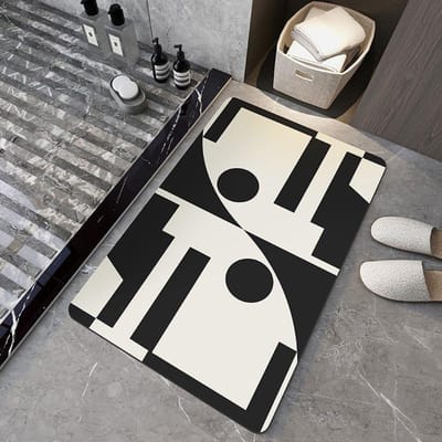 Badkamervloermat Tapijt Deurmat Deurrubber Vochtregulerende Mat Toiletvloermat Antislipmat Deurmat 40*60cm