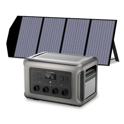 ALLPOWERS Zonnegeneratorset 3500W (R3500 + SP029 140W zonnepaneel) - R3500+SP029 140W zonnepaneel
