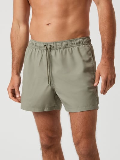 Björn Borg Solid Zwembroek Heren Zwemshort Mannen - Korter Model - Gerecycled Polyester - Groen - Maat XXL