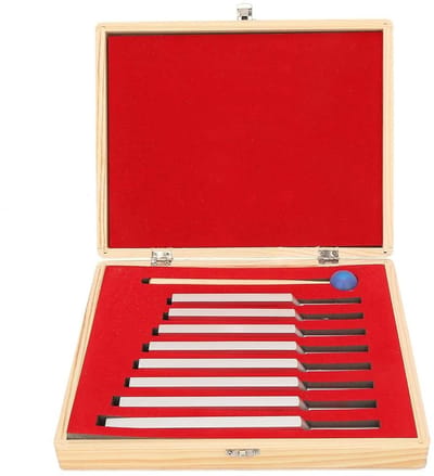 Shopcentral - Tuning Fork - Geluidsfrequentie - Verbeter mentale helderheid - Aluminium - Stressvermindering - Voor ontspanning - 27 x 22 x 5 cm