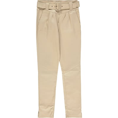 Ibana Philou Oyster White Size: 36 | Leather Pants Outlet | Dames | Beige