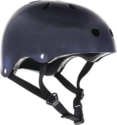 Skatehelm paars metal Essentials