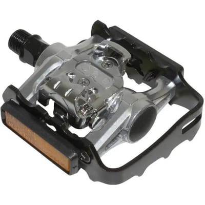 Multifunctionele automatische mountainbike pedalen met 1 zijde met aluminium schoenplaatjes Shimano SPD