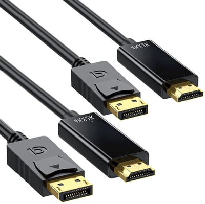 4K DisplayPort naar HDMI Kabel voor Ultra HD Beeldkwaliteit, Gaming en Streaming