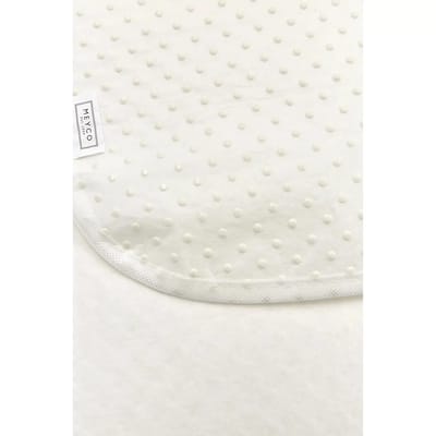 Meyco Baby noppen matrasdek antislip ledikant - white - 60x120cm