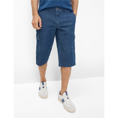 Eurex Heren Broek  Style BILL MID BLUE, denim blauw regular, maat 58