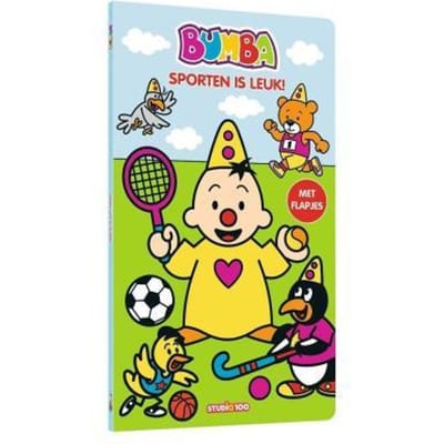 Bumba : Kartonboek Met Flapjes (Lang) - Sporten Is Leuk! - Studio 100