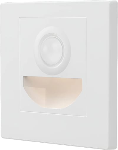 LED Trapspot met Bewegingssensor - Brinton Lumostep - Inbouw Trapverlichting Vierkant Wit - 3W 90lm - Aanpasbare Lichtkleur 3000K-4000K-6500K