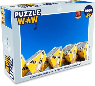 Puzzel Rotterdam - Kubus - Woning - Legpuzzel - Puzzel 1000 stukjes volwassenen