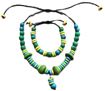 Dogs Love Munay hondenketting - set met armband - halsband - groen