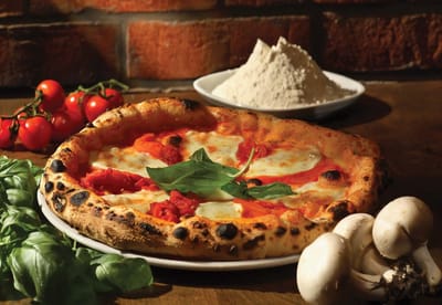 Fotobehang Italian Food Restaurant | XL - 208cm x 146cm | 130g/m2 Vlies