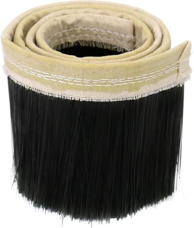 Allecto- Nylon stofkapborstel - CNC-frees - graveermachines - 100 mm x 1 M - borstelafdichting - geschikt voor - nylon - zwart ®